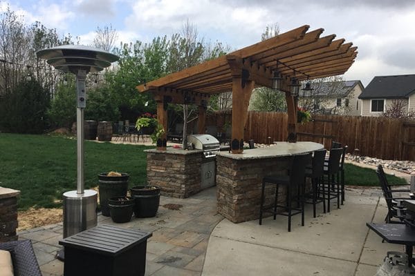 Outdoor kitchen, Art of the Yard Denver CO
