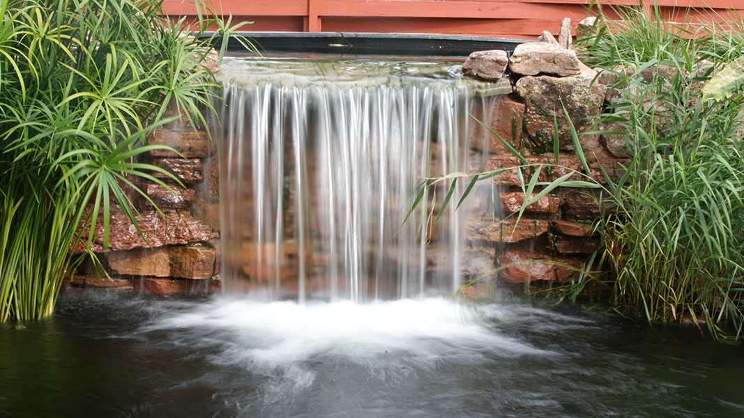waterfall Art of the Yard Denver