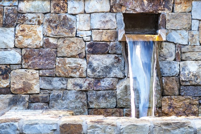 outdoor wall fountains